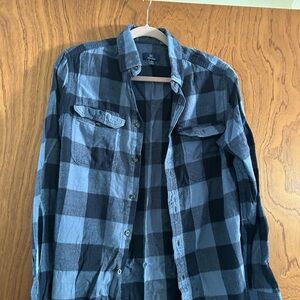 George Navy and Black Patterned Shirt